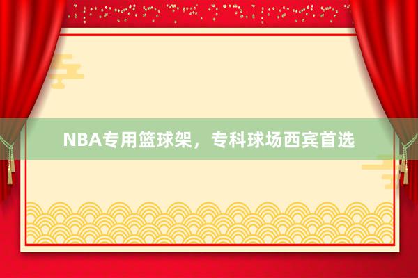 NBA专用篮球架，专科球场西宾首选